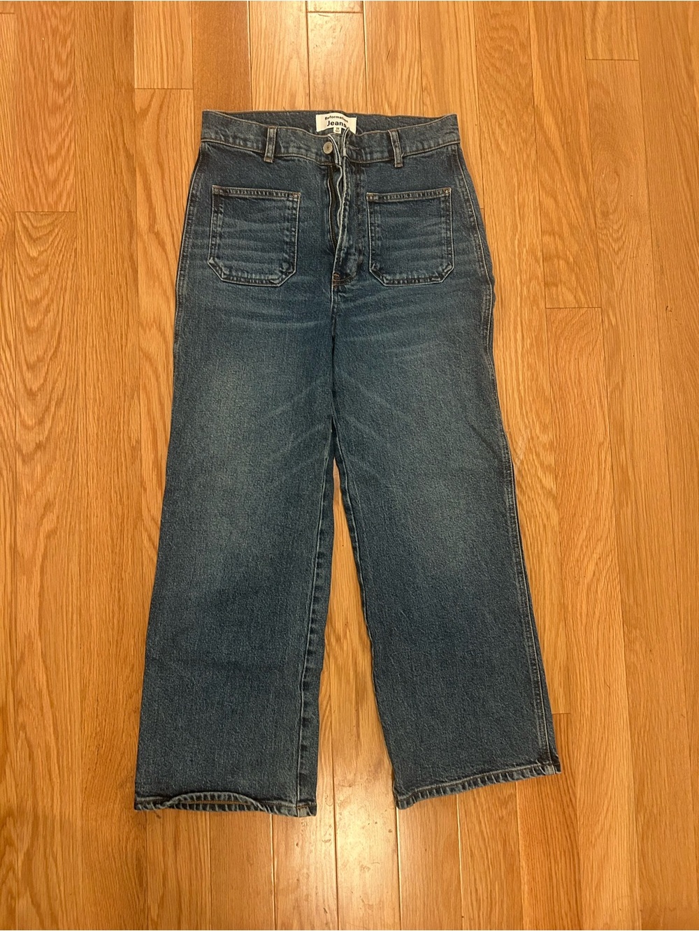 Reformation Jeans Front Pocket